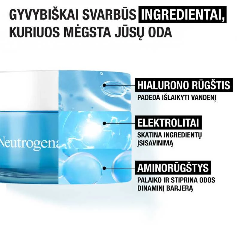 Neutrogena drėkinamasis gelis Hydro Boost, 50 ml