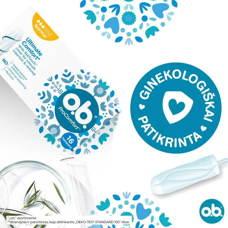 Tamponai O.B. ProComfort Normal, 16 vnt.