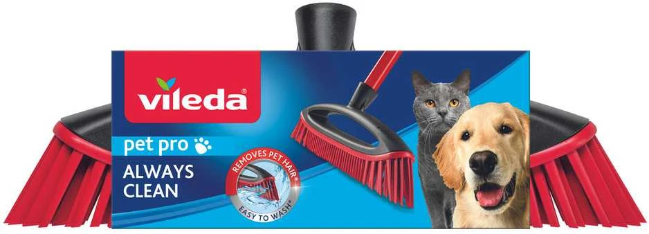 Vileda Pet Pro Always clean Grindų valymo šluota