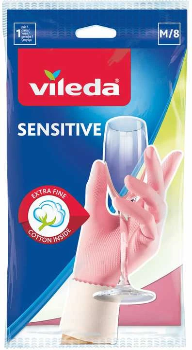 Pirštinės guminės Vileda, M dydžio