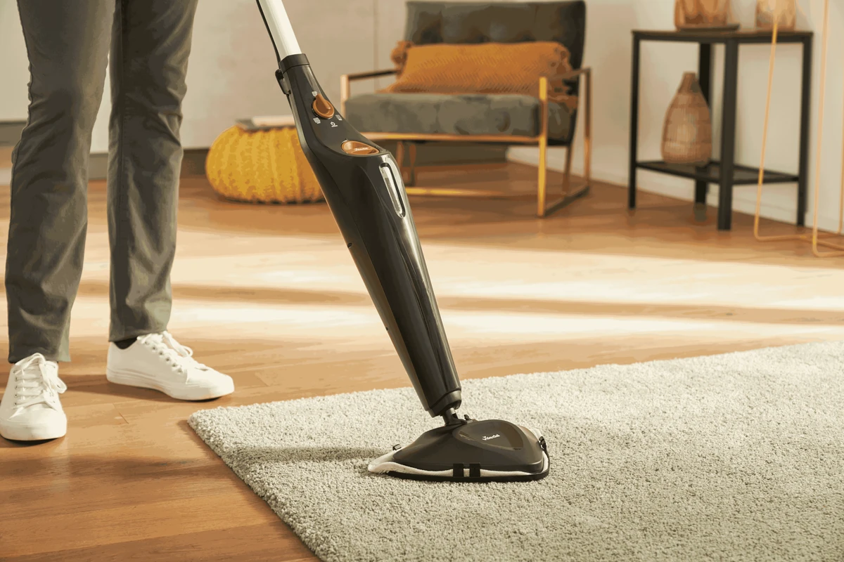Vileda Steam Plus garų šluota, Juoda