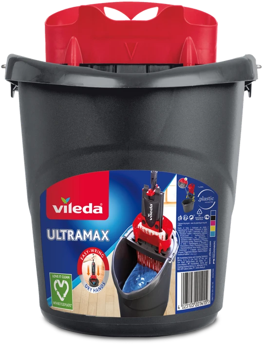 Kibiras grindų šepečiui Vileda Ultramax su nugręžimo sistema