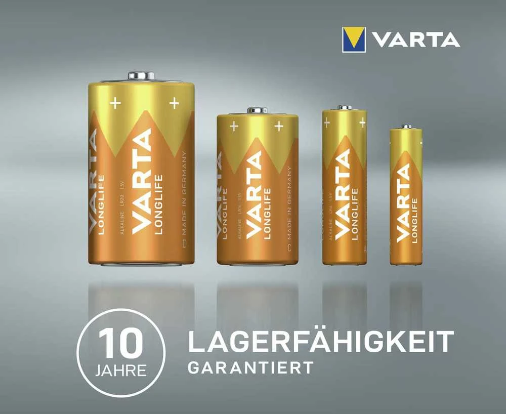 Šarminė baterija VARTA LR20 LONGLIFE 2vnt/bl.