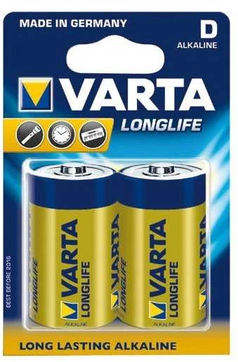 Šarminė baterija VARTA LR20 LONGLIFE 2vnt/bl.