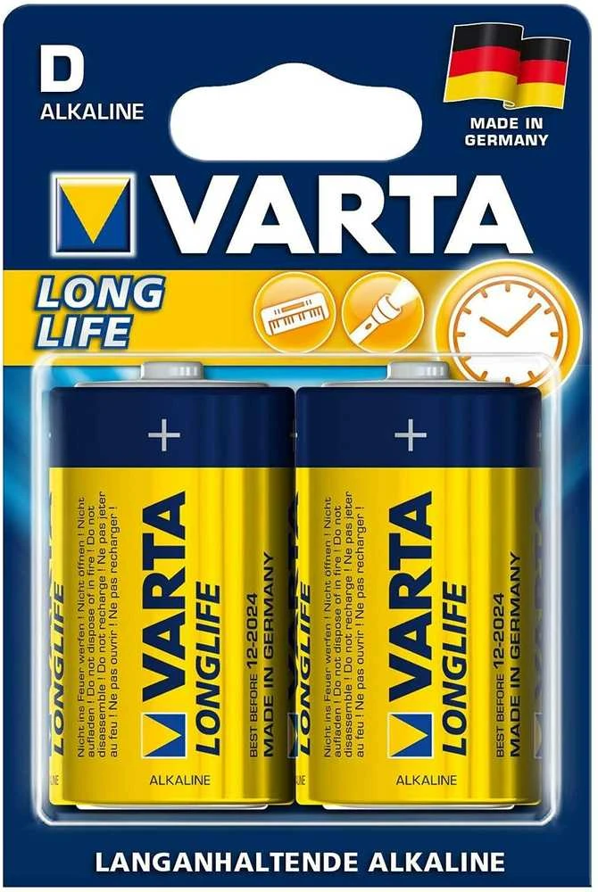 Šarminė baterija VARTA LR20 LONGLIFE 2vnt/bl.