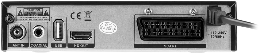 Skaitmeninės TV imtuvas „Cabletech URZ0336C“, DVB-T/T2, H.265 HEVC