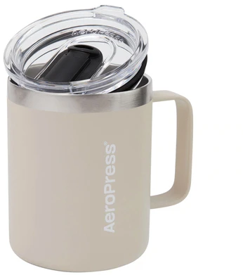 „AeroPress“ – kelioninis kavos puodelis su grietinėle, 350 ml