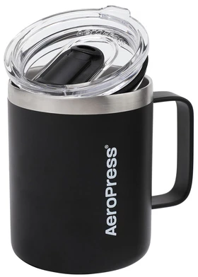„AeroPress“ – kelioninis kavos puodelis, juodas, 350 ml