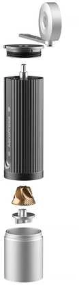 Kavamalė AeroPress - Młynek rankinis pilka
