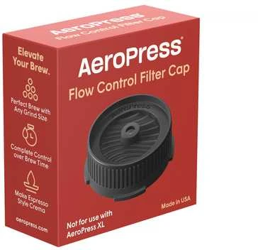 AeroPress Flow Control Lašelinis Cap Kavos aparatas cover Juodas