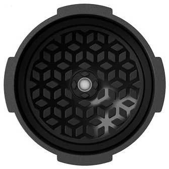 AeroPress Flow Control Lašelinis Cap Kavos aparatas cover Juodas