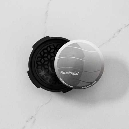 AeroPress Flow Control Lašelinis Cap Kavos aparatas cover Juodas