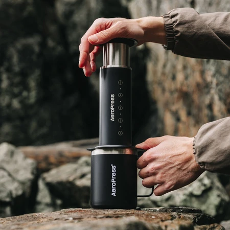Aeropress - Steel Juodas