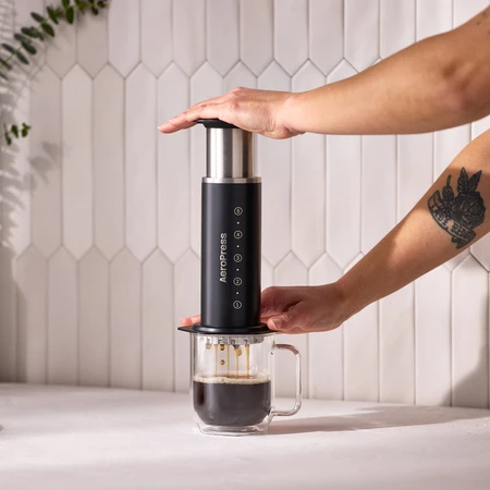 Aeropress - Steel Juodas