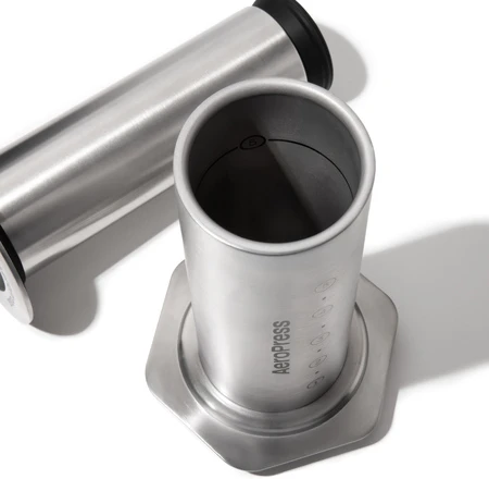 Aeropress - Steel Sidabrinis