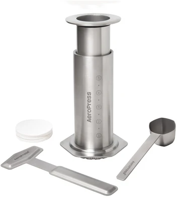 Aeropress - Steel Sidabrinis