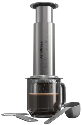 Aeropress - Steel Sidabrinis