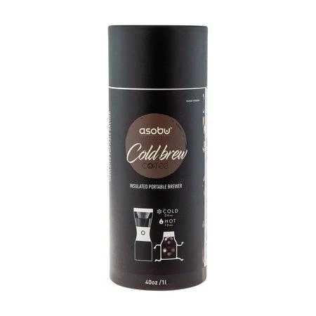 Asobu – „Cold Brew Cafetiere Sidabrinis“.