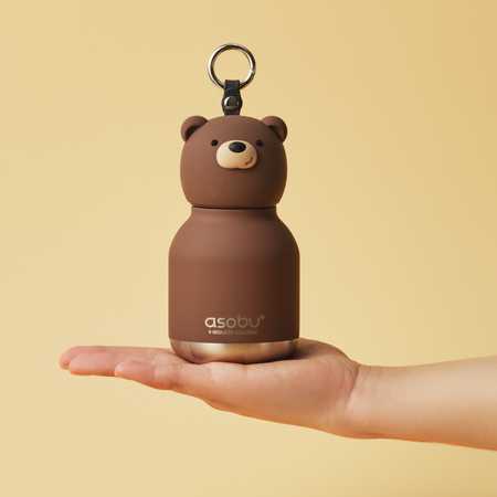 Gertuvė Asobu Mini Bestie Niedźwiedź 200 ml ruda