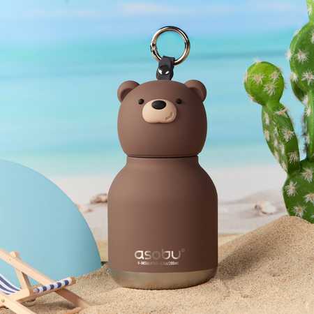 Gertuvė Asobu Mini Bestie Niedźwiedź 200 ml ruda