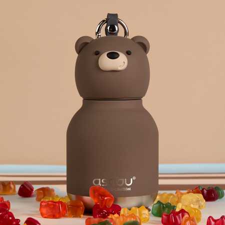 Gertuvė Asobu Mini Bestie Niedźwiedź 200 ml ruda