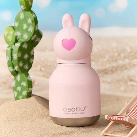 Gertuvė Asobu Mini Bestie Królik 200 ml rožinė