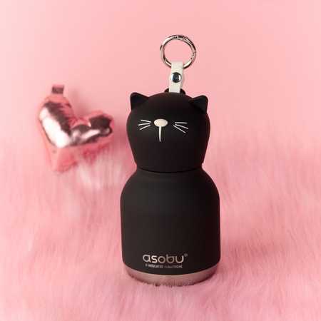 Gertuvė Asobu Mini Bestie Kot 200 ml juoda