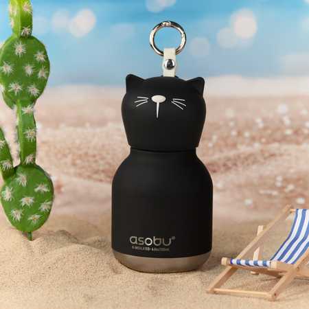 Gertuvė Asobu Mini Bestie Kot 200 ml juoda