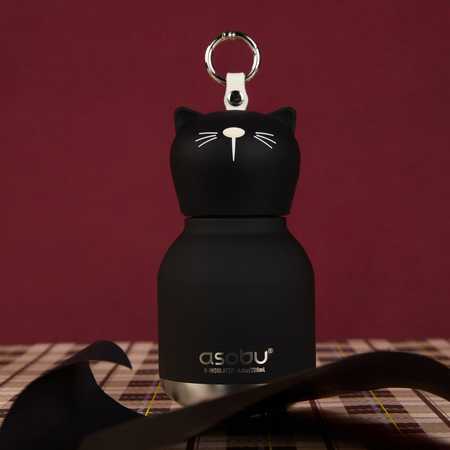 Gertuvė Asobu Mini Bestie Kot 200 ml juoda