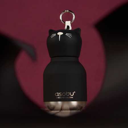 Gertuvė Asobu Mini Bestie Kot 200 ml juoda