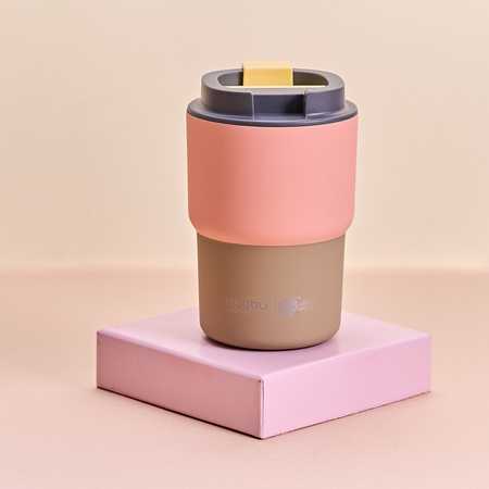 Gertuvė Asobu Coffee Express 360 ml pastel peach