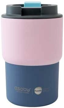 EXPRESS Asobu Kavos ekspresas 360 ml pastelinės rožinės spalvos