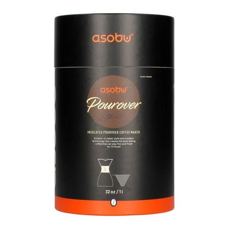 Asobu Pour Over Juodas/Juodas 6 cups