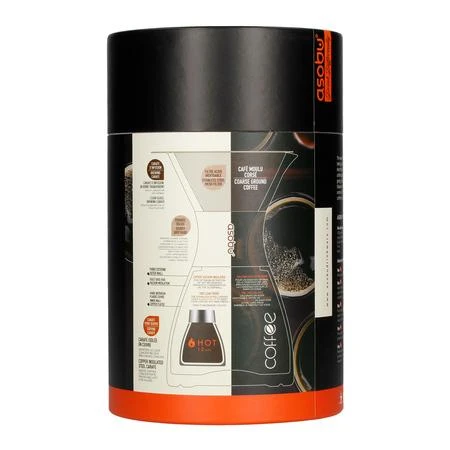 Asobu Pour Over Juodas/Juodas 6 cups