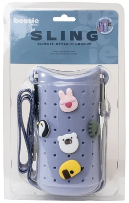 Asobu - Sling cover for Bestie bottle - violetinė