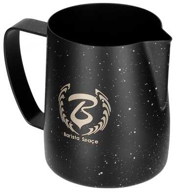 Barista Space - 350 ml Teflon Star Night Juodas Milk Jug