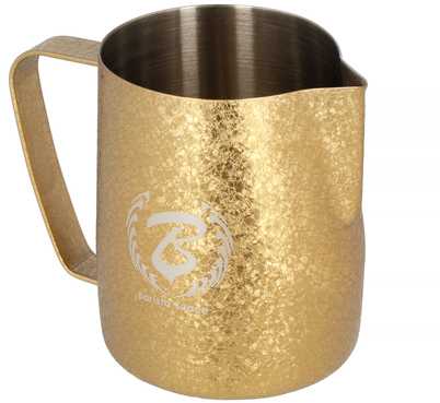 Barista Space - 600 ml ledo grūdelių auksinis pieno ąsotis