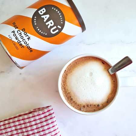BARÚ - Tamsaus karšto šokolado milteliai 200g