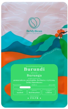 BeMyBean - Burundi Burunga Washed Filter 250 g