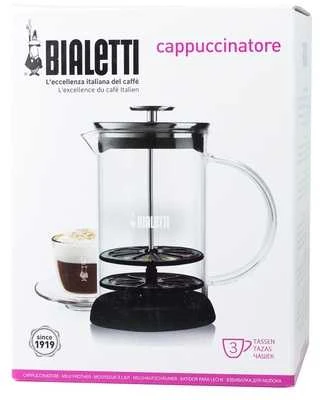 Plakiklis Pieno Plaktuvas - Bialetti Cappuccinatore Vetro 6tz 330ml