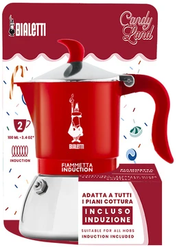 Bialetti - Fiametta Induction Candyland 2tz red
