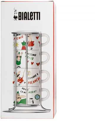 Bialetti Italia Do Cappuccino 4 vnt. x 200 ml balta