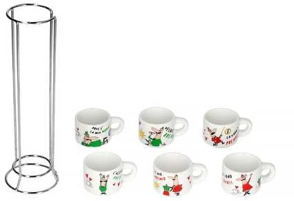 Bialetti Italia Do Espresso 6 x 60 ml balta
