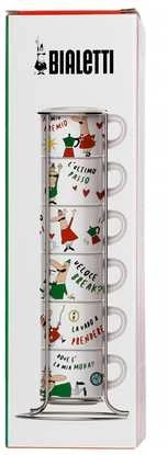 Bialetti Italia Do Espresso 6 x 60 ml balta