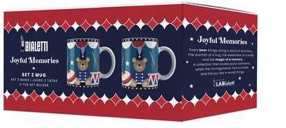 Bialetti Joyful Christmas 2 x 300 ml mėlyna