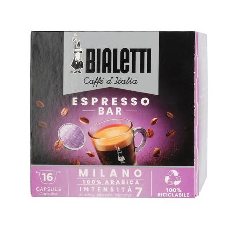 MILANO 100% Arabica kapsulės BIALETTI CAFF D'ITALIA - 16 kapsulių