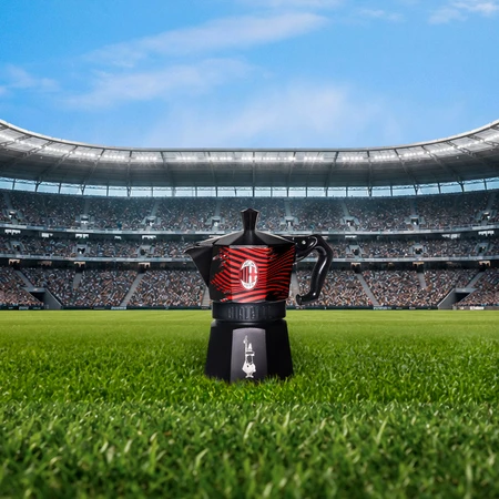 Bialetti Moka Express Milan 3TZ (150 ml) raudona ir juoda
