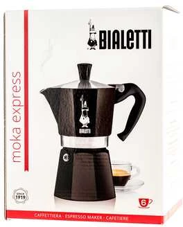 Bialetti Moka Express Moka kavinukas Juodas