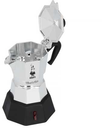 Bialetti New Moka Elettrika 2TZ (90 ml) sidabrinė