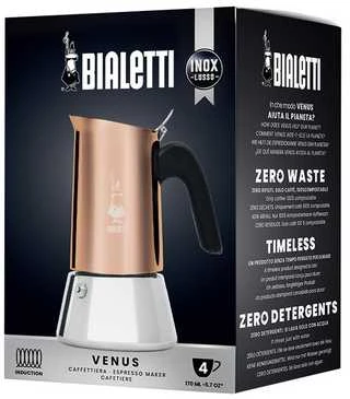 Kavinukas Bialetti New Venus 4tz - Miedziana